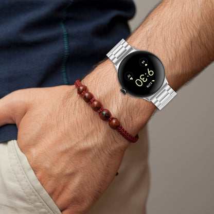 Curea Techsuit W010 pentru Google Pixel Watch 4 45mm, Argintie