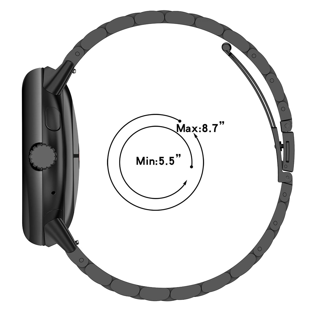 Curea Techsuit W010 pentru Google Pixel Watch 4 45mm, Neagra
