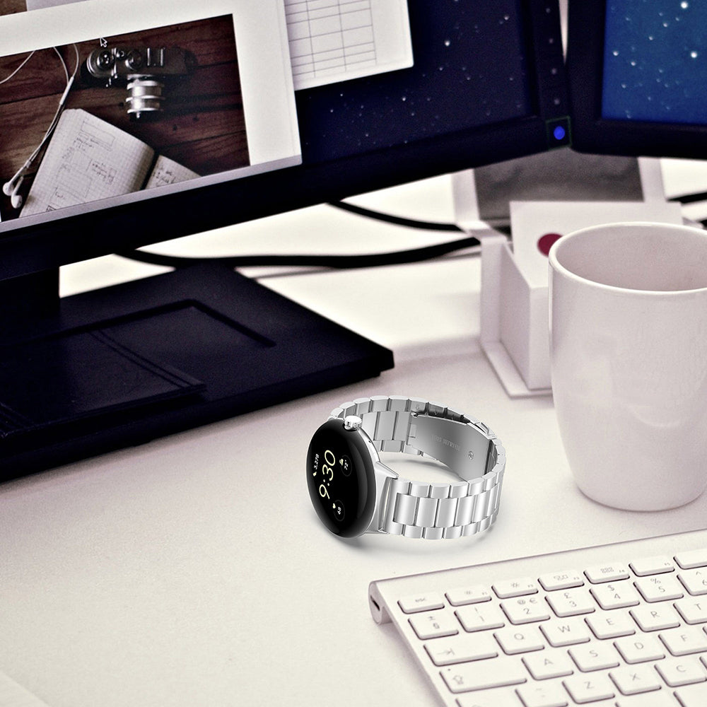 Curea Techsuit W010 pentru Google Pixel Watch 4 45mm, Neagra