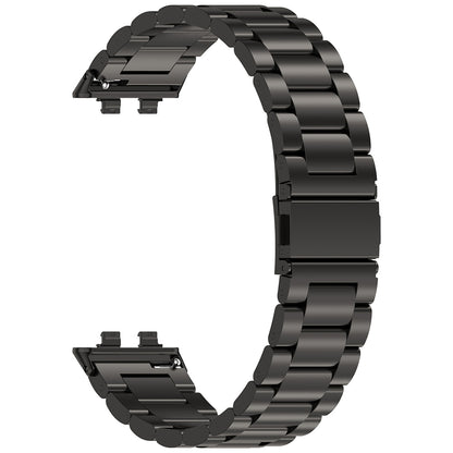 Curea Techsuit W010 pentru Huawei Band 11 / 11 Pro, Neagra