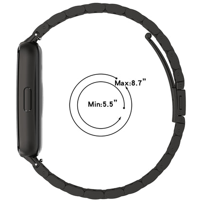 Curea Techsuit W010 pentru Huawei Band 11 / 11 Pro, Neagra
