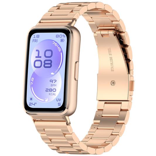 Curea Techsuit W010 pentru Huawei Band 11 / 11 Pro, Roz