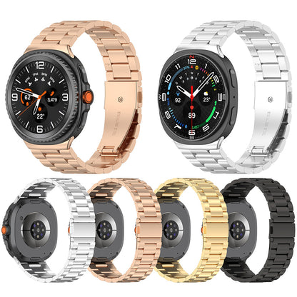 Curea Techsuit W010 pentru Samsung Galaxy Watch 8 Classic / Watch8 44mm / Watch 8 40mm, Aurie
