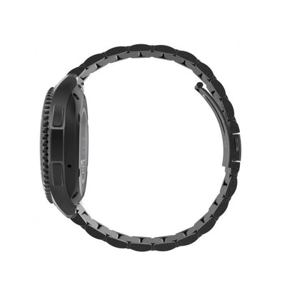 Curea Techsuit W010 pentru Samsung Galaxy Watch / Huawei Watch Series, 20mm, Neagra