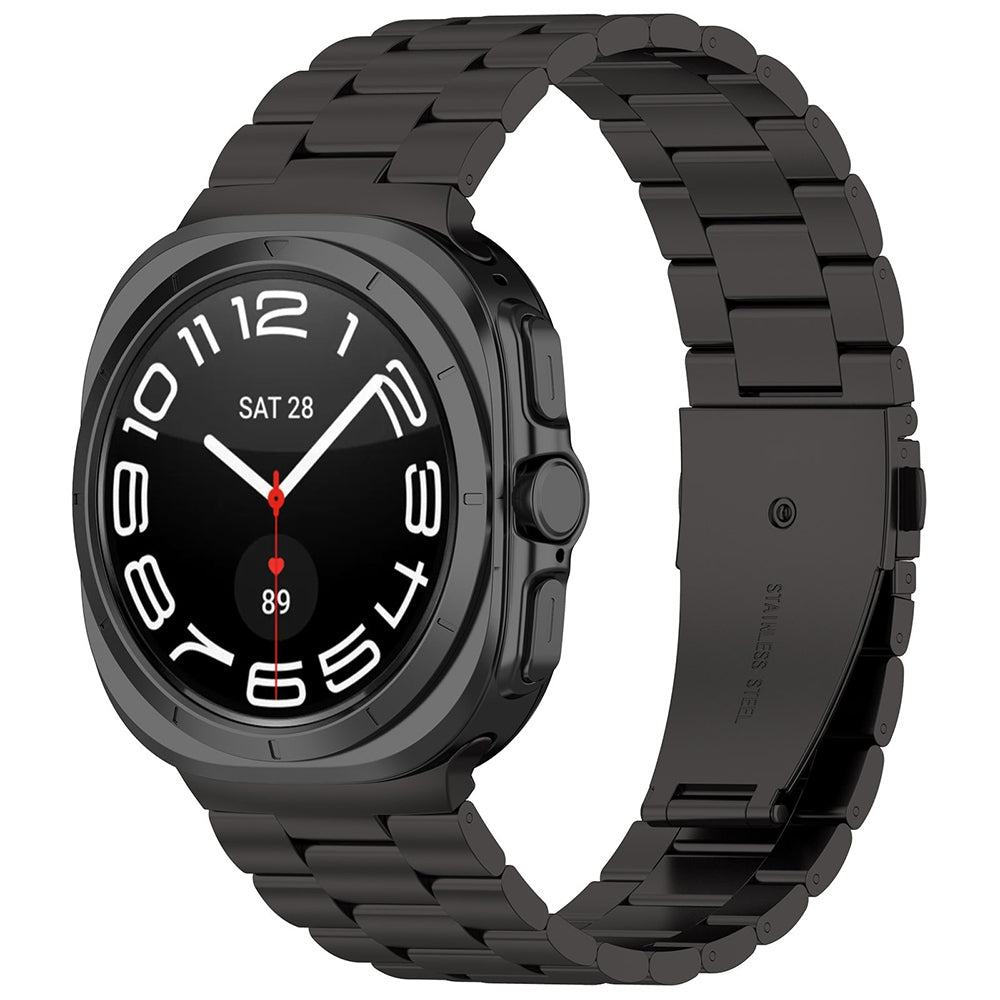 Curea Techsuit W010 pentru Samsung Galaxy Watch Ultra, Neagra