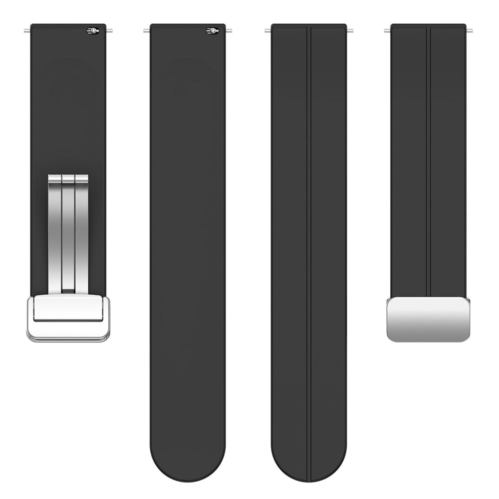 Curea Techsuit W011 pentru Huawei Watch / Xiaomi Watch Series, 22mm, Neagra