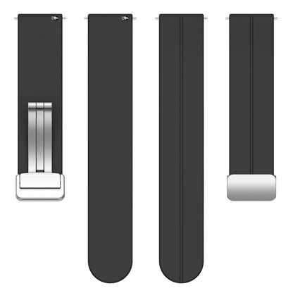 Curea Techsuit W011 pentru Huawei Watch / Xiaomi Watch Series, 22mm, Neagra