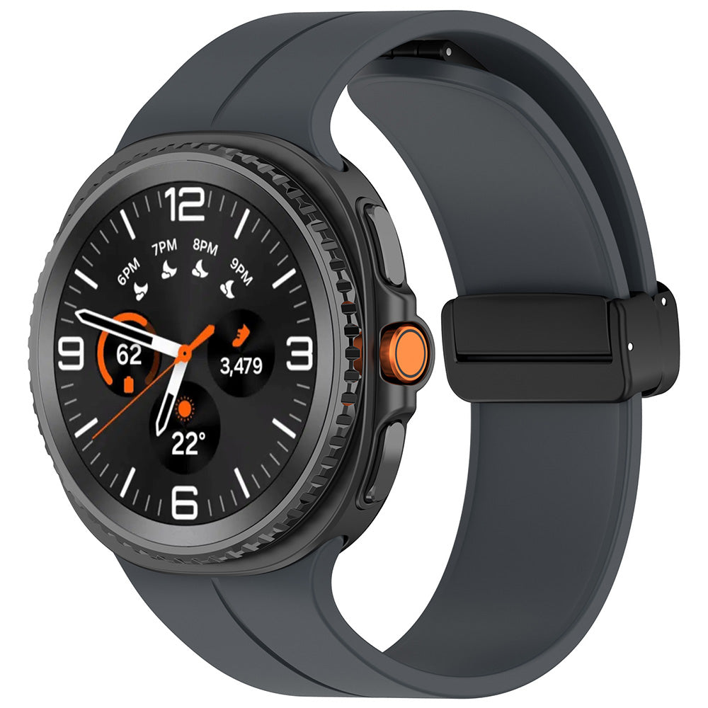 Curea Techsuit W011 pentru Samsung Galaxy Watch 8 Classic / Watch8 44mm / Watch 8 40mm, Gri