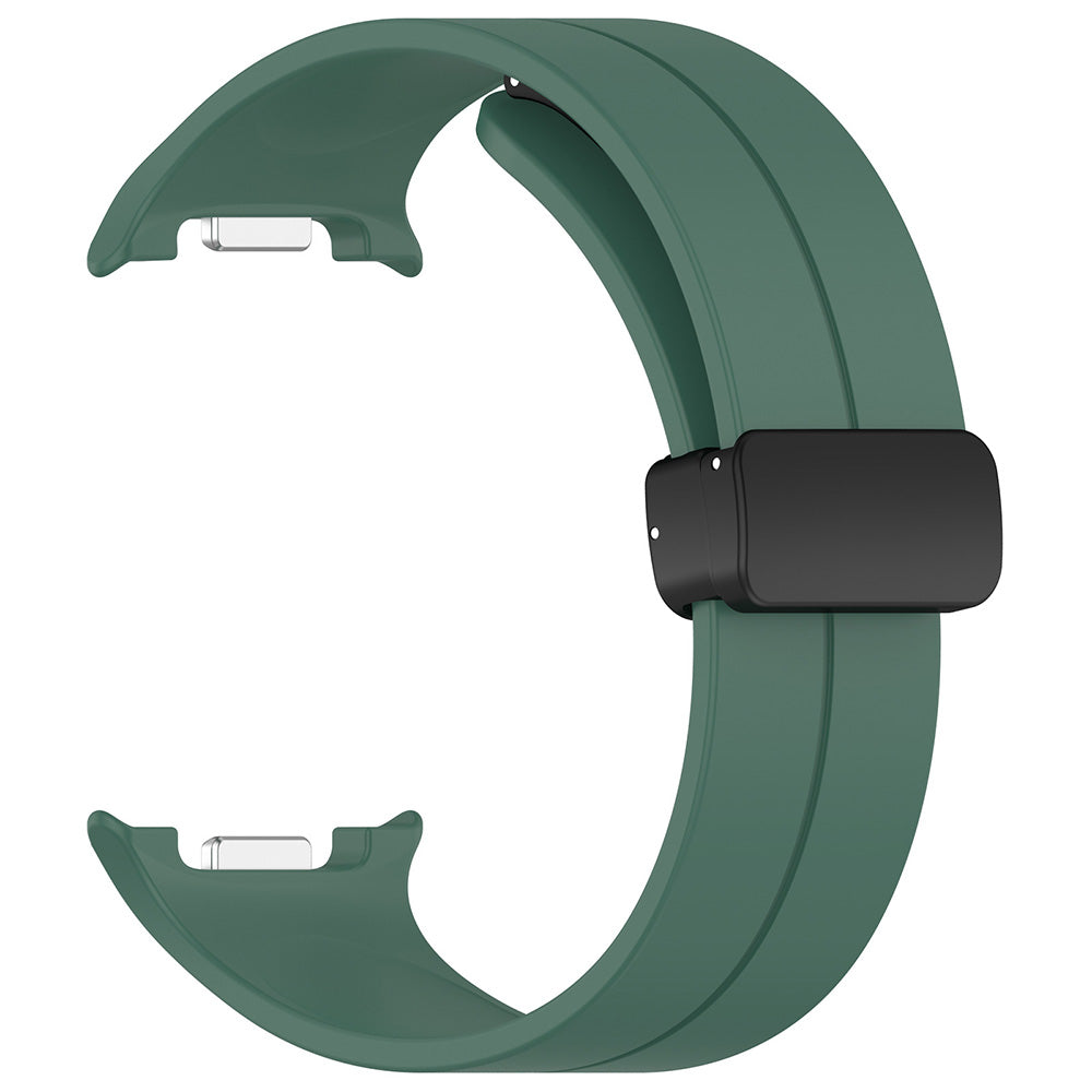 Curea Techsuit W011 pentru Samsung Galaxy Watch 8 Classic / Watch8 44mm / Watch 8 40mm, Verde Inchis