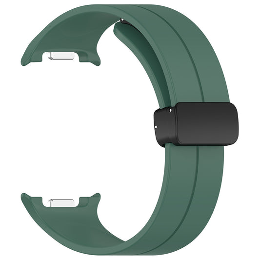 Curea Techsuit W011 pentru Samsung Galaxy Watch 8 Classic / Watch8 44mm / Watch 8 40mm, Verde Inchis