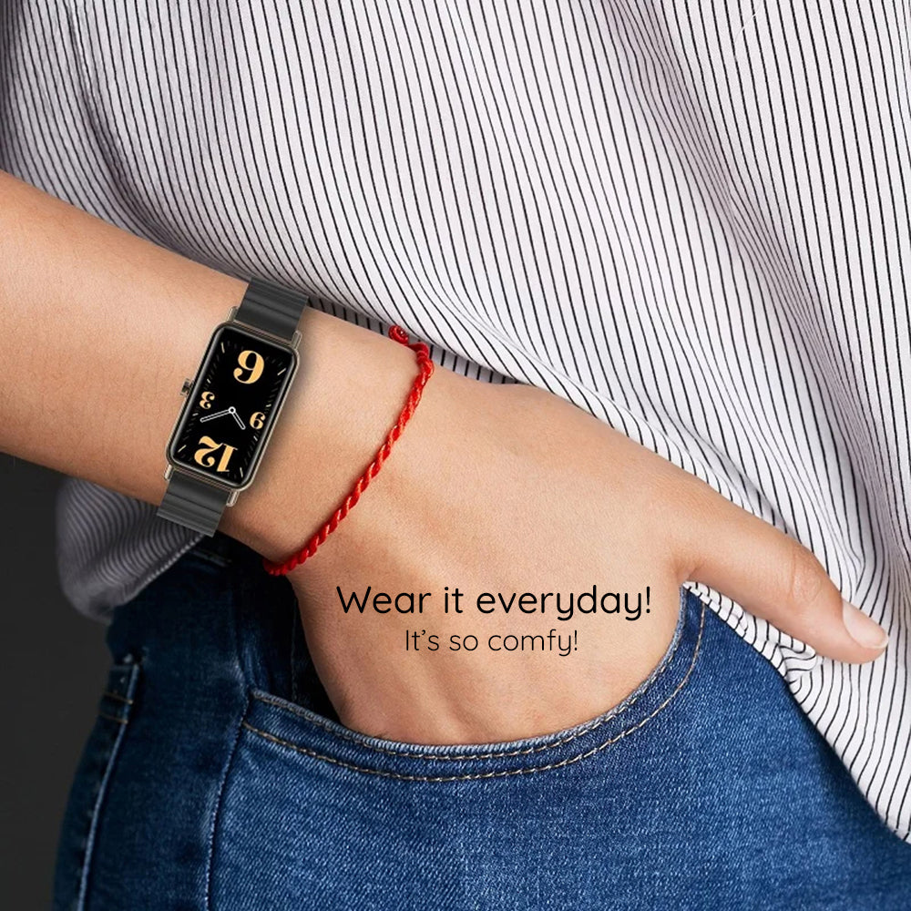 Curea Techsuit W012 pentru Garmin Watch Fenix / Forerunner Series, 22mm, Neagra