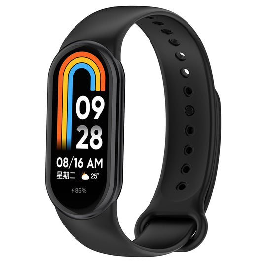 Curea Techsuit W014 pentru Xiaomi Smart Band 9 / 8, Neagra