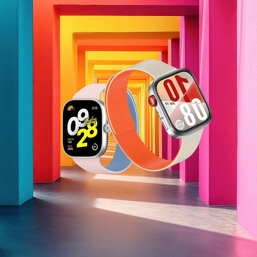 Curea Techsuit W016 pentru Xiaomi Smart Band / Watch Series, Bleumarin