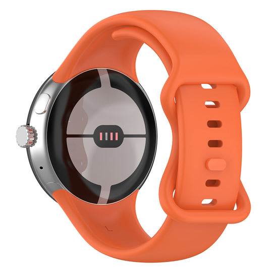 Curea Techsuit W031 pentru Google Pixel Watch 4 41mm /  Watch 3 41mm / Watch 2 / Watch, Portocalie