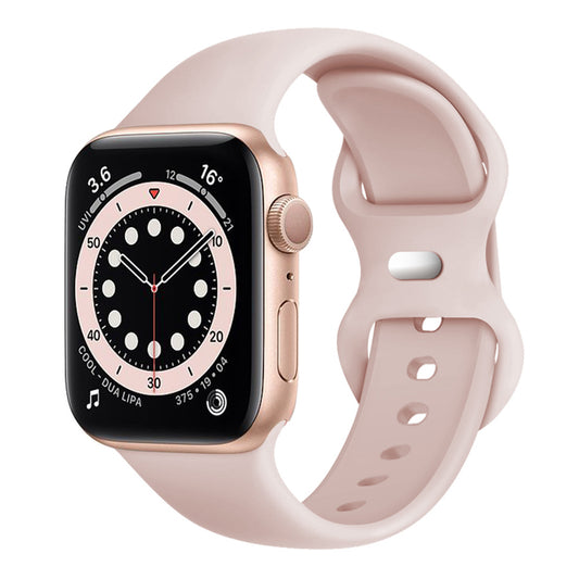 Curea Techsuit W031 pentru Apple Watch 42mm / 41mm / 40mm / 38mm Series, Roz Palid