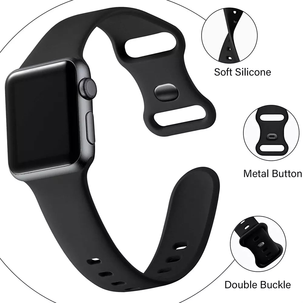 Curea Techsuit W031 pentru Apple Watch 42mm / 41mm / 40mm / 38mm Series, Gri