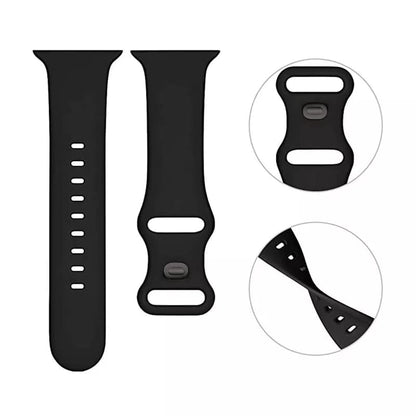 Curea Techsuit W031 pentru Apple Watch 42mm / 41mm / 40mm / 38mm Series, Neagra