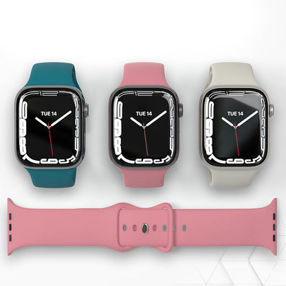 Curea Techsuit W031 pentru Apple Watch 42mm / 41mm / 40mm / 38mm Series, Roz