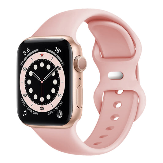 Curea Techsuit W031 pentru Apple Watch 42mm / 41mm / 40mm / 38mm Series, Roz Deschis