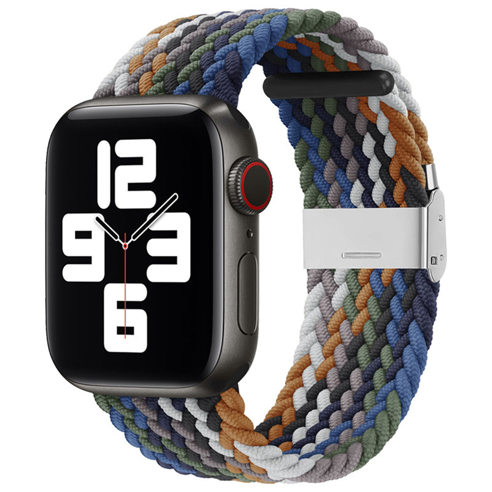 Curea Techsuit W032 pentru Apple Watch 42mm / 41mm / 40mm / 38mm Series, Verde Multicolor