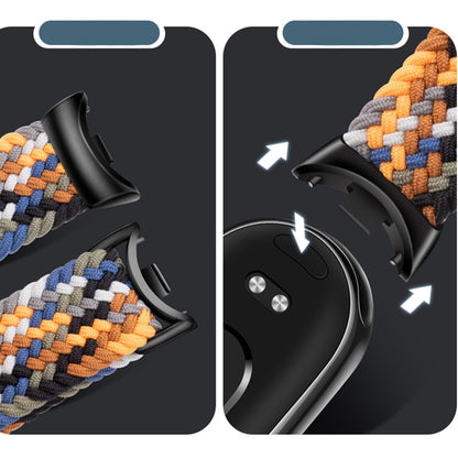 Curea Techsuit W032 pentru Xiaomi Smart Band 9 / 8, Roz