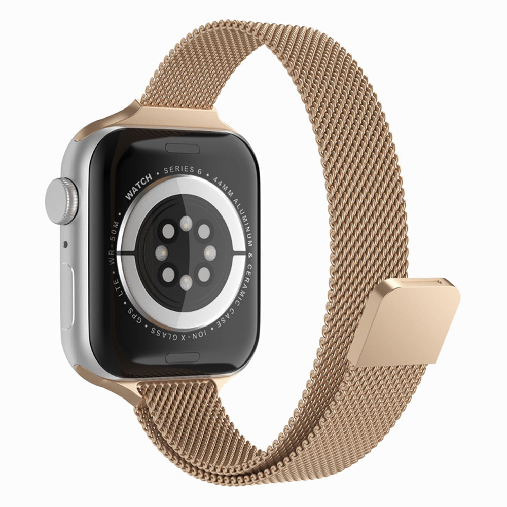 Curea Techsuit W034 pentru Apple Watch 42mm / 41mm / 40mm / 38mm Series, Aurie