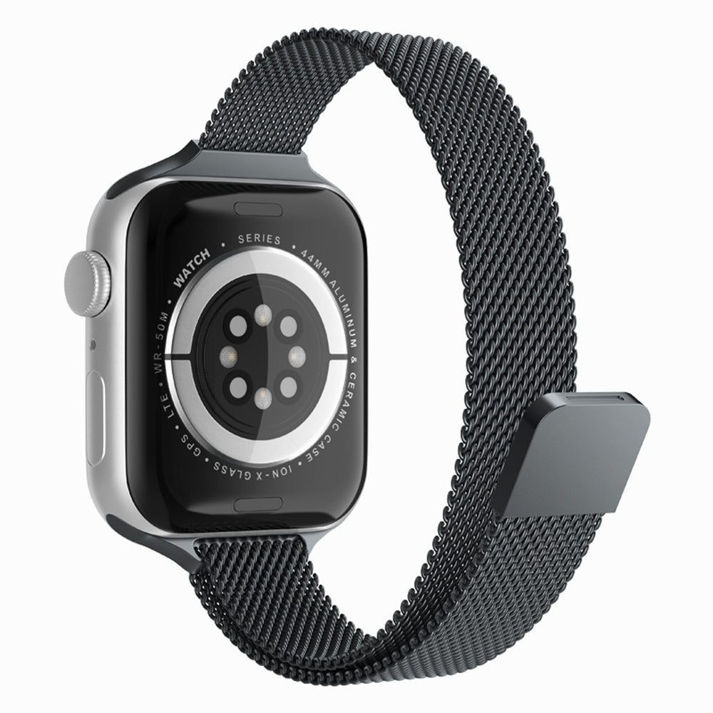 Curea Techsuit W034 pentru Apple Watch 42mm / 41mm / 40mm / 38mm Series, Neagra