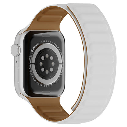 Curea Techsuit W035 pentru Apple Watch 42mm / 41mm / 40mm / 38mm Series, Alba