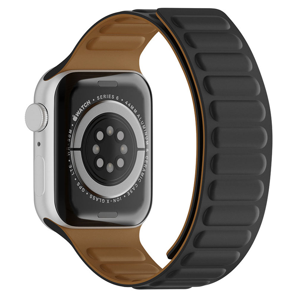 Curea Techsuit W035 pentru Apple Watch 42mm / 41mm / 40mm / 38mm Series, Neagra