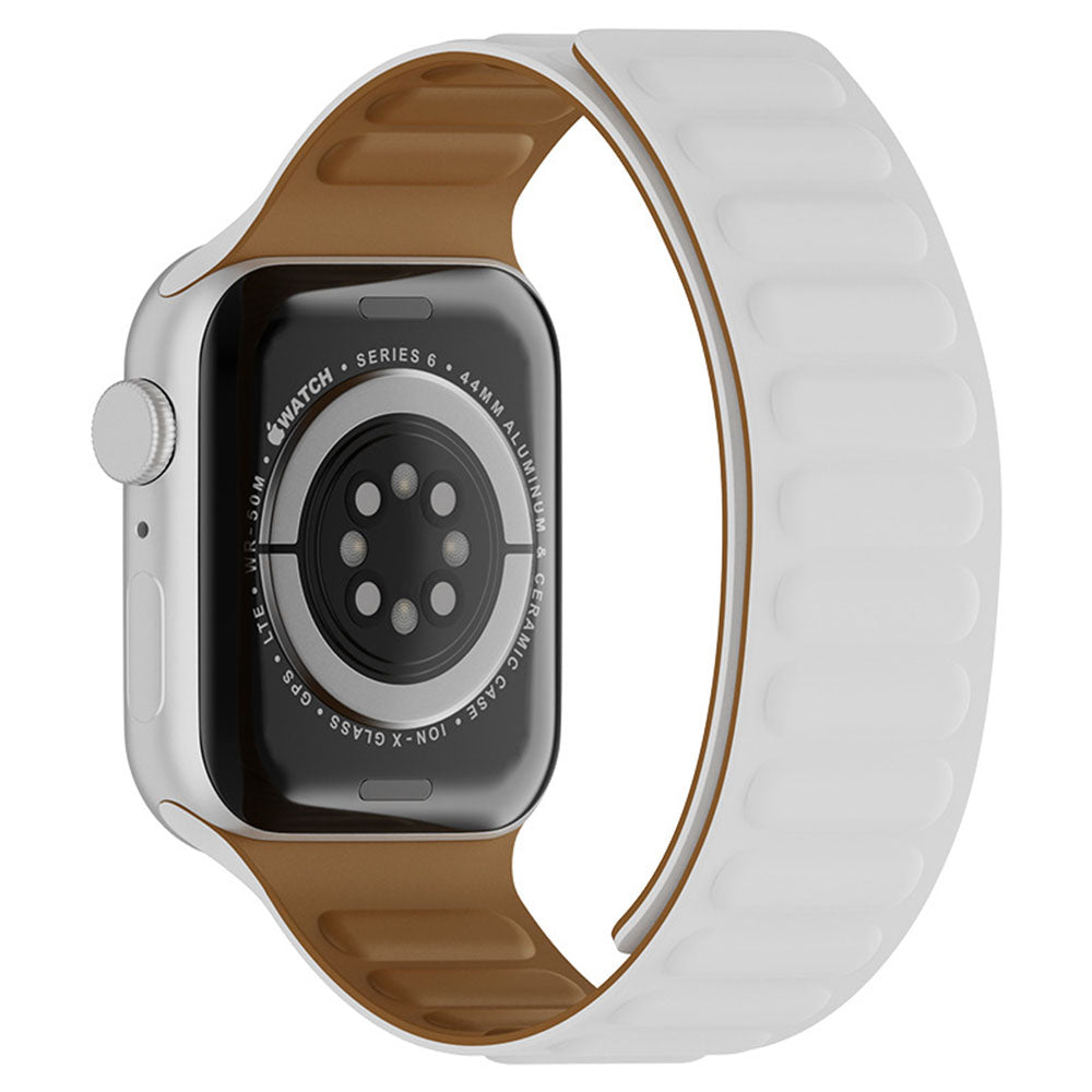 Curea Techsuit W035 pentru Apple Watch 49mm / 46mm / 45mm / 44mm / 42mm Series, Alba