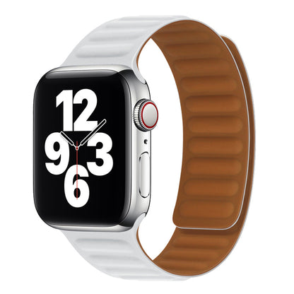 Curea Techsuit W035 pentru Apple Watch 49mm / 46mm / 45mm / 44mm / 42mm Series, Alba