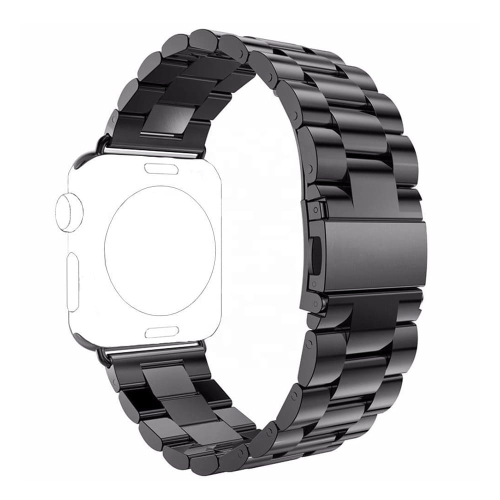 Curea Techsuit W036 pentru Apple Watch 42mm / 41mm / 40mm / 38mm Series, Neagra