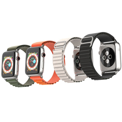 Curea Techsuit W037 pentru Apple Watch 42mm / 41mm / 40mm / 38mm Series, Alba