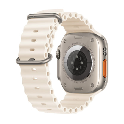 Curea Techsuit W038 pentru Apple Watch 49mm / 46mm / 45mm / 44mm / 42mm Series, Alba