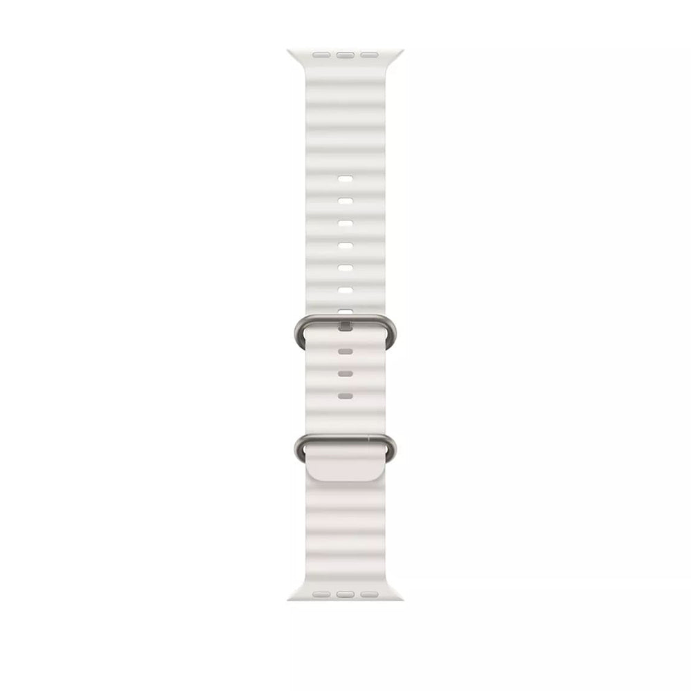Curea Techsuit W038 pentru Apple Watch 49mm / 46mm / 45mm / 44mm / 42mm Series, Alba