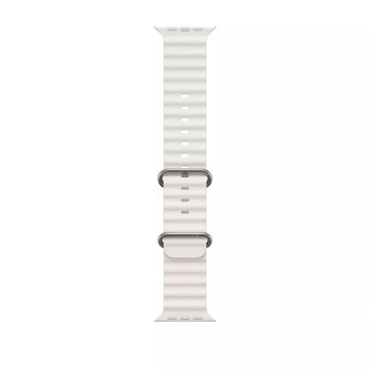 Curea Techsuit W038 pentru Apple Watch 49mm / 46mm / 45mm / 44mm / 42mm Series, Alba