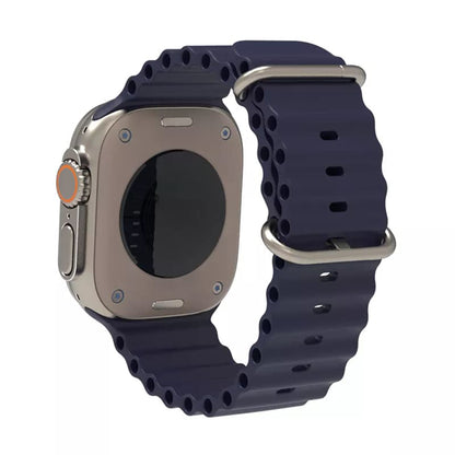Curea Techsuit W038 pentru Apple Watch 42mm / 41mm / 40mm / 38mm Series, Albastra Inchis