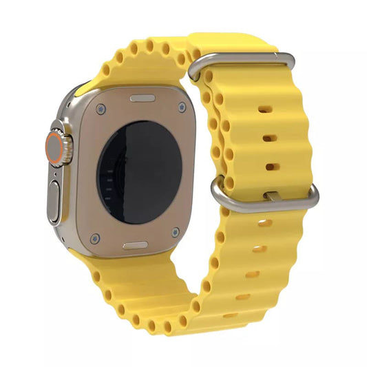 Curea Techsuit W038 pentru Apple Watch 42mm / 41mm / 40mm / 38mm Series, Galbena