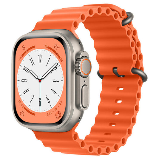 Curea Techsuit W038 pentru Apple Watch 42mm / 41mm / 40mm / 38mm Series, Portocalie