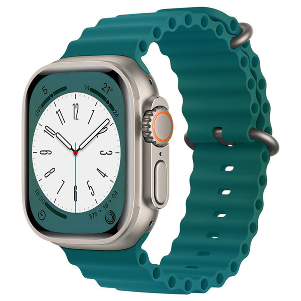 Curea Techsuit W038 pentru Apple Watch 42mm / 41mm / 40mm / 38mm Series, Verde
