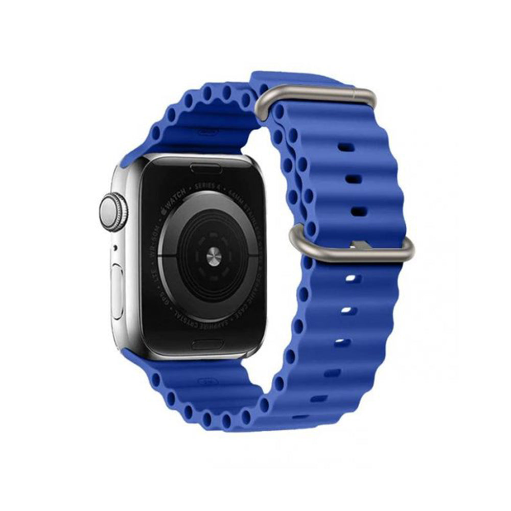 Curea Techsuit W038 pentru Apple Watch 49mm / 46mm / 45mm / 44mm / 42mm Series, Albastra
