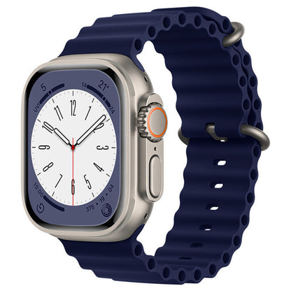 Curea Techsuit W038 pentru Apple Watch 49mm / 46mm / 45mm / 44mm / 42mm Series, Bleumarin
