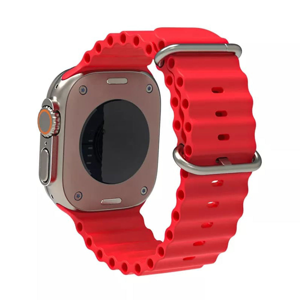 Curea Techsuit W038 pentru Apple Watch 49mm / 46mm / 45mm / 44mm / 42mm Series, Rosie Inchis