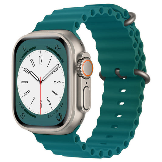 Curea Techsuit W038 pentru Apple Watch 49mm / 46mm / 45mm / 44mm / 42mm Series, Verde