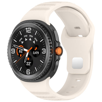 Curea Techsuit W050 pentru Samsung Galaxy Watch 8 Classic / Watch8 44mm / Watch 8 40mm, Bej