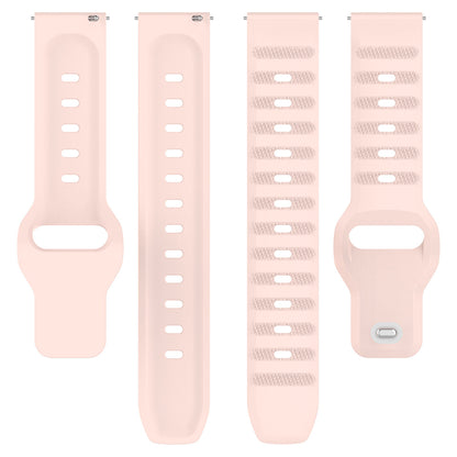 Curea Techsuit W050 pentru Samsung Galaxy Watch / Huawei Watch Series, 20mm, Roz