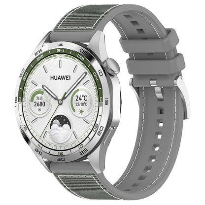 Curea Techsuit W051 pentru Huawei Watch / Xiaomi Watch Series, 22mm, Gri
