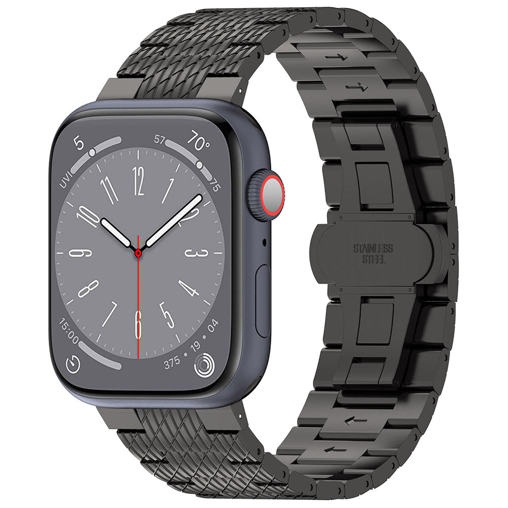 Curea Techsuit W052 pentru Apple Watch 42mm / 41mm / 40mm / 38mm Series, Neagra