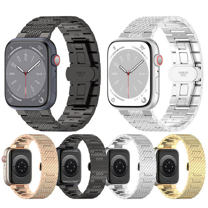 Curea Techsuit W052 pentru Apple Watch 49mm / 46mm / 45mm / 44mm / 42mm Series, Argintie