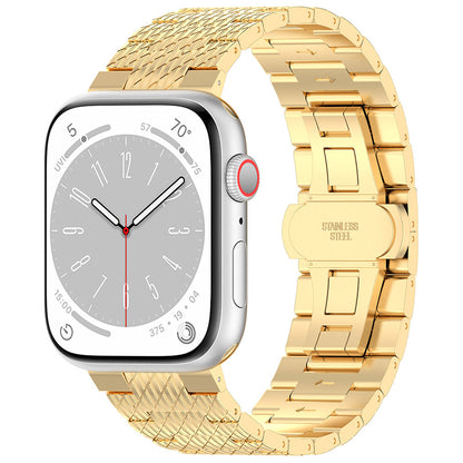Curea Techsuit W052 pentru Apple Watch 49mm / 46mm / 45mm / 44mm / 42mm Series, Aurie
